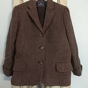 Wool Herringbone Blazer